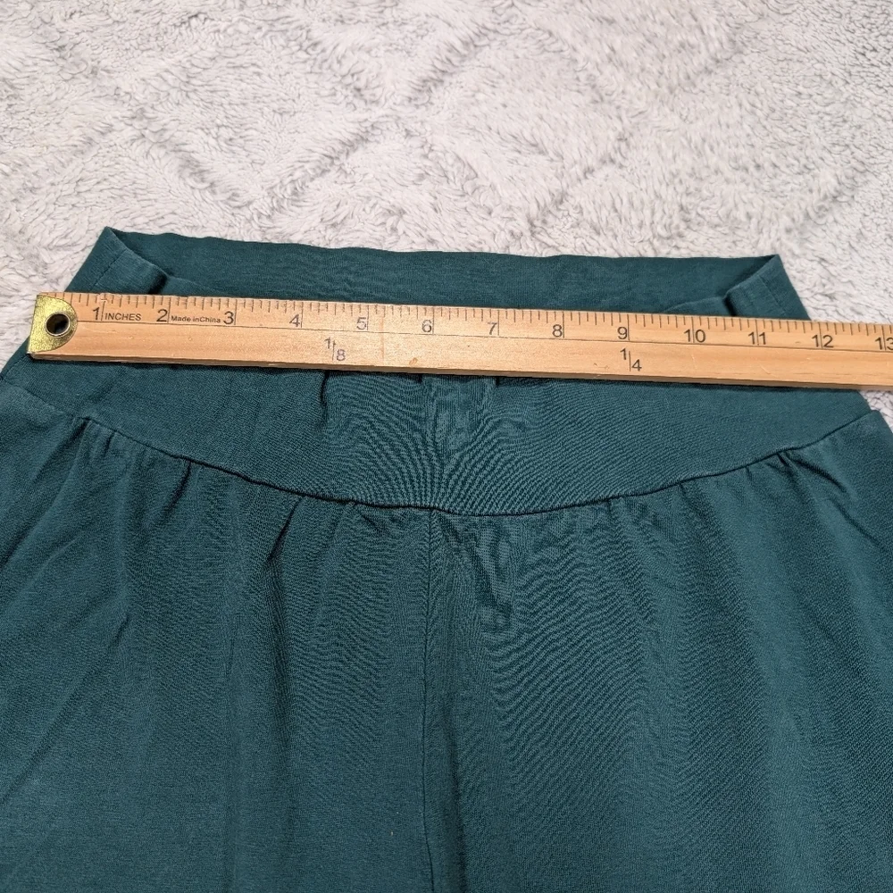 Matilda Jane Teal Wide Leg Pants with Ruffle Hem - Picture 4 of 8